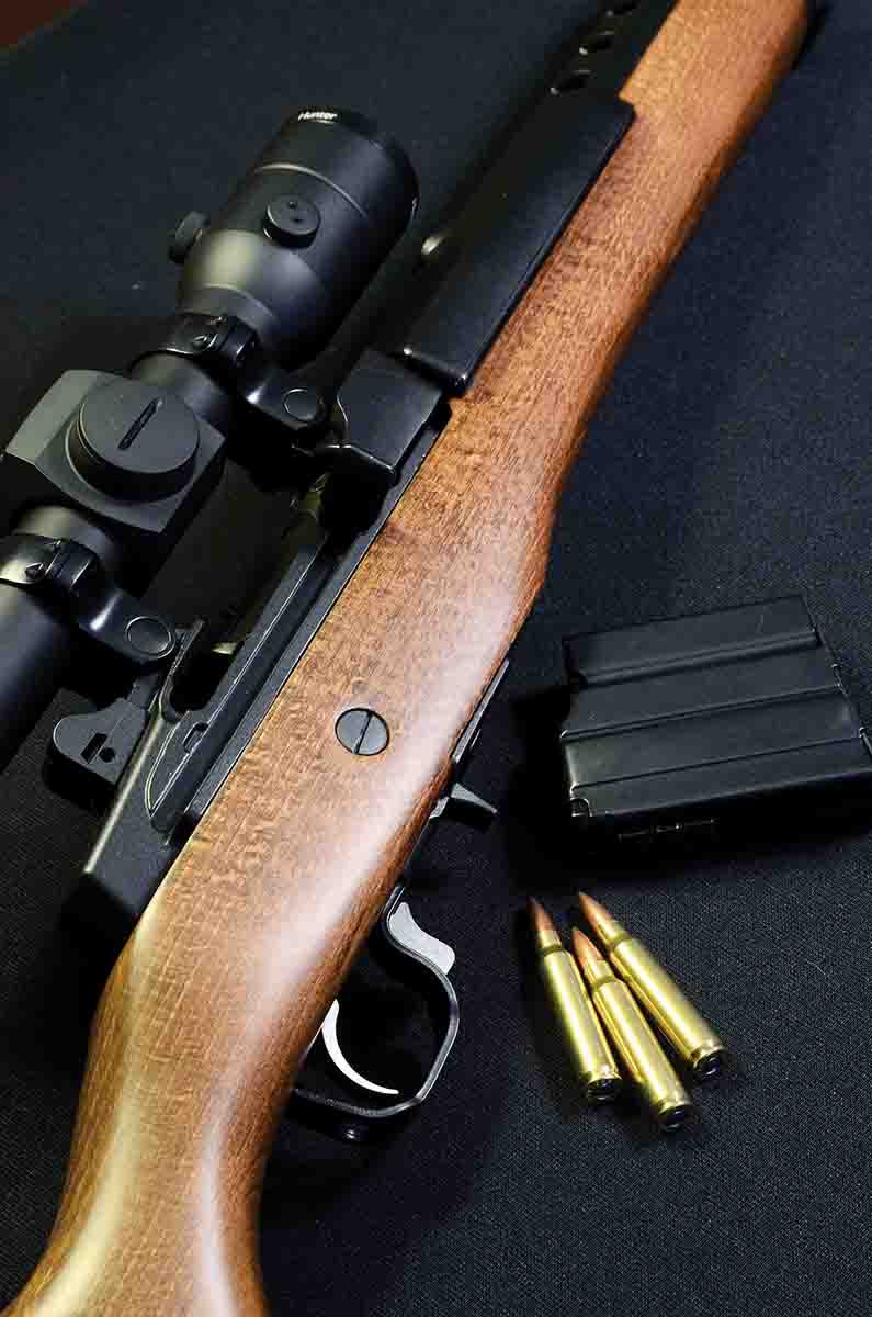 Ruger’s Mini-14 is one of the great rifle success stories of the later twentieth-century. The sighting device is an Aimpoint Hunter.